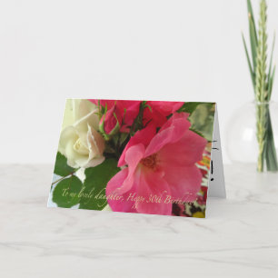 Happy 3oth Birthday to Daughter Karte