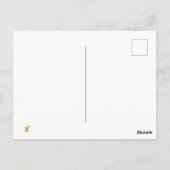 Happy 3rd Birthday, Personalized Teddy Bear Card,  Postkarte (Rückseite)