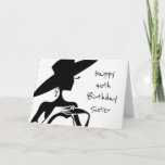 HAPPY **40th** BIRTHDAY ***SISTER*** CARD Karte<br><div class="desc">HAVE LOVELY ***SISTER*** AND WHO IS HAVING A ****40th BIRTHDAY****** THEN GO FOR IT AND SEND OR GIVE THIS CUTE CARD TO TODAY ! THANKS FOR STOPPING BY 1 OF MY 8 STORES</div>