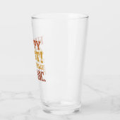 Happy 41. Geburtstag Meilenstein Trinkbehälter Fun Glas (Links)