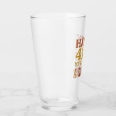 Happy 41. Geburtstag Meilenstein Trinkbehälter Fun Glas (Rechts)