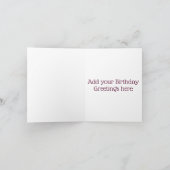 Happy (4. Geburtstag) - Tribal Fox Karte (Innenseite)