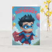 Happy 4. Geburtstagskarte Karte (Gelbe Blume)