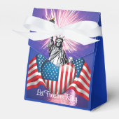 Happy 4. Juli "Lass Freedom Ring" Gefallen Box Geschenkschachtel (Vorderseite)