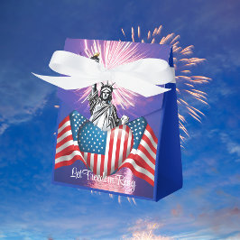 Happy 4. Juli "Lass Freedom Ring" Gefallen Box Geschenkschachtel