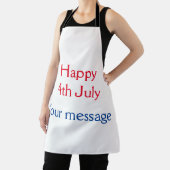 Happy 4. Juli Unabhängigkeitstag hinzufügen Namens Schürze (InSitu)