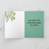 Happy 4th Birthday Grandson Koala Wildlife Karte (Innenseite)