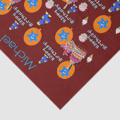 Happy 4th Birthday Tissue #4 Seidenpapier (Ausschnitt)