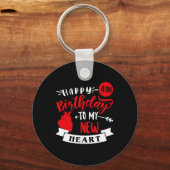 Happy 4th Birthday To My New Heart, Transplant Ann Schlüsselanhänger (Vorderseite)