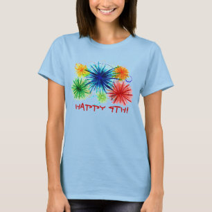 Happy 4th Ladys tee