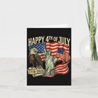 Happy 4th of july 1776 2026 eagle patrioticHappy 4 Karte