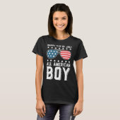 Happy 4th of July All American Boy T-Shirt (Vorne ganz)