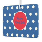 Happy 4th of July Car Air Freshener (Blue & White) Autolufterfrischer (Links)