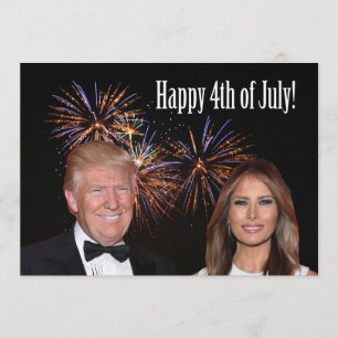 Happy 4th of July from Donald and Melania Trump Karte