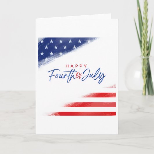 Happy 4th of July! Greeting Card Karte (Vorderseite)