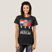 Happy 4th Of July Patriotic Popsicle US Flag 4th O T-Shirt (Vorne ganz)