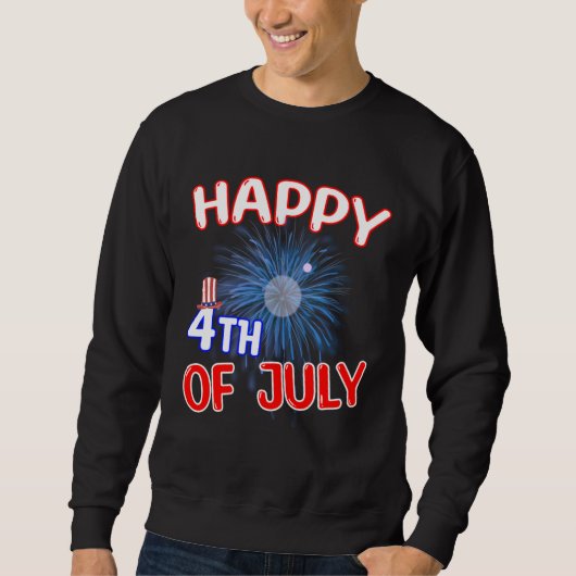 Happy 4th of July Sweatshirt (Vorderseite)