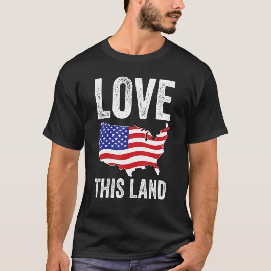 Happy 4th Of July US Flag Patriotic American 1 T-Shirt (Vorderseite)