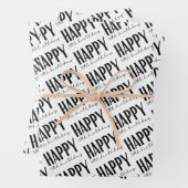 Happy 50. Geburtstag Packpapier Blätter (Beispiel)