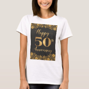 Happy 50 Jahre Golden Wedding Jublilee T-Shirt