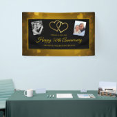 HAPPY 50. JAHRESGOLD HERZEN & FOTOS BANNER (Messeveranstaltung)