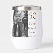 Happy 50. Jubiläum fügen Sie Pärchen Namen Datum H (Rückseite)