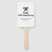 Happy 50. Jubiläum fügen Sie Pärchen Namen Datum H Fächer (Rückseite)