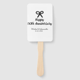 Happy 50. Jubiläum fügen Sie Pärchen Namen Datum H Fächer
