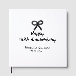 Happy 50. Jubiläum fügen Sie Pärchen Namen Datum H Gästebuch