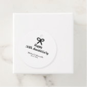 Happy 50. Jubiläum fügen Sie Pärchen Namen Datum H Geschenkanhänger (Beispiel)