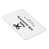 Happy 50. Jubiläum fügen Sie Pärchen Namen Datum H Magnet (Rechte Seite)