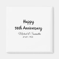 Happy 50. Jubiläum fügen Sie Pärchen Namen Datum H