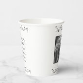 Happy 50. Jubiläum fügen Sie Pärchen Namen Datum H Pappbecher (Links)