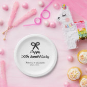 Happy 50. Jubiläum fügen Sie Pärchen Namen Datum H Pappteller (Party)