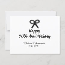 Happy 50. Jubiläum fügen Sie Pärchen Namen Datum H