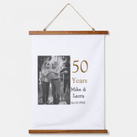 Happy 50. Jubiläum fügen Sie Pärchen Namen Datum H