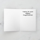 Happy 50. Jubiläumskarte Karte (Innenseite)