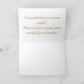 Happy 50. Jubiläumskarte Rose Karte (Innenseite)