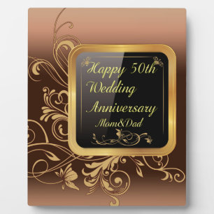 Happy 50 th Wedding Anniversary Multi-Produkte ver Fotoplatte