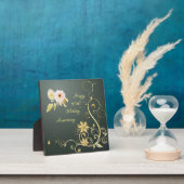 Happy 50 th Wedding Jubiläum Plaque mit Easel Fotoplatte (InSitu)