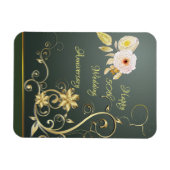 Happy 50. Wedding Anniversary Flex Foto Magnet (Horizontal)