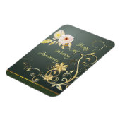 Happy 50. Wedding Anniversary Flex Foto Magnet (Linke Seite)