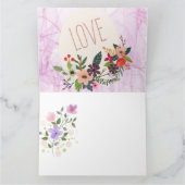 Happy 50. Wedding Anniversary Grußwagen Karte (Innenseite)