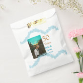 Happy 50th anniversary add couple name date weddin geschenktütchen (Versiegelt)