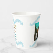 Happy 50th anniversary add couple name date weddin pappbecher (Links)