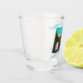 Happy 50th anniversary add couple name date weddin schnapsglas (Links)