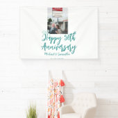 Happy 50th anniversary photo turquoise bow name da banner (InSitu)