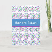 Happy 50th Birthday! Card Karte (Vorderseite)