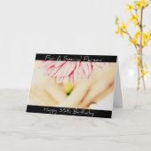 Happy 55. Geburtstagskarte Karte (Gelbe Blume)