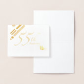 Happy 55-jähriges Mod Birds Folienkarte (Anzeige)